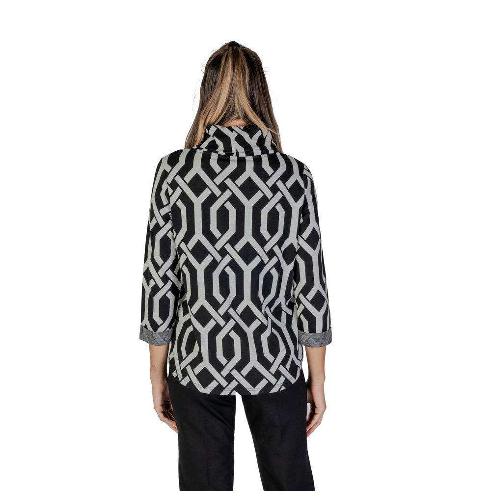Street One Black Polyester Sweater $142.00 Street One Luzworld
