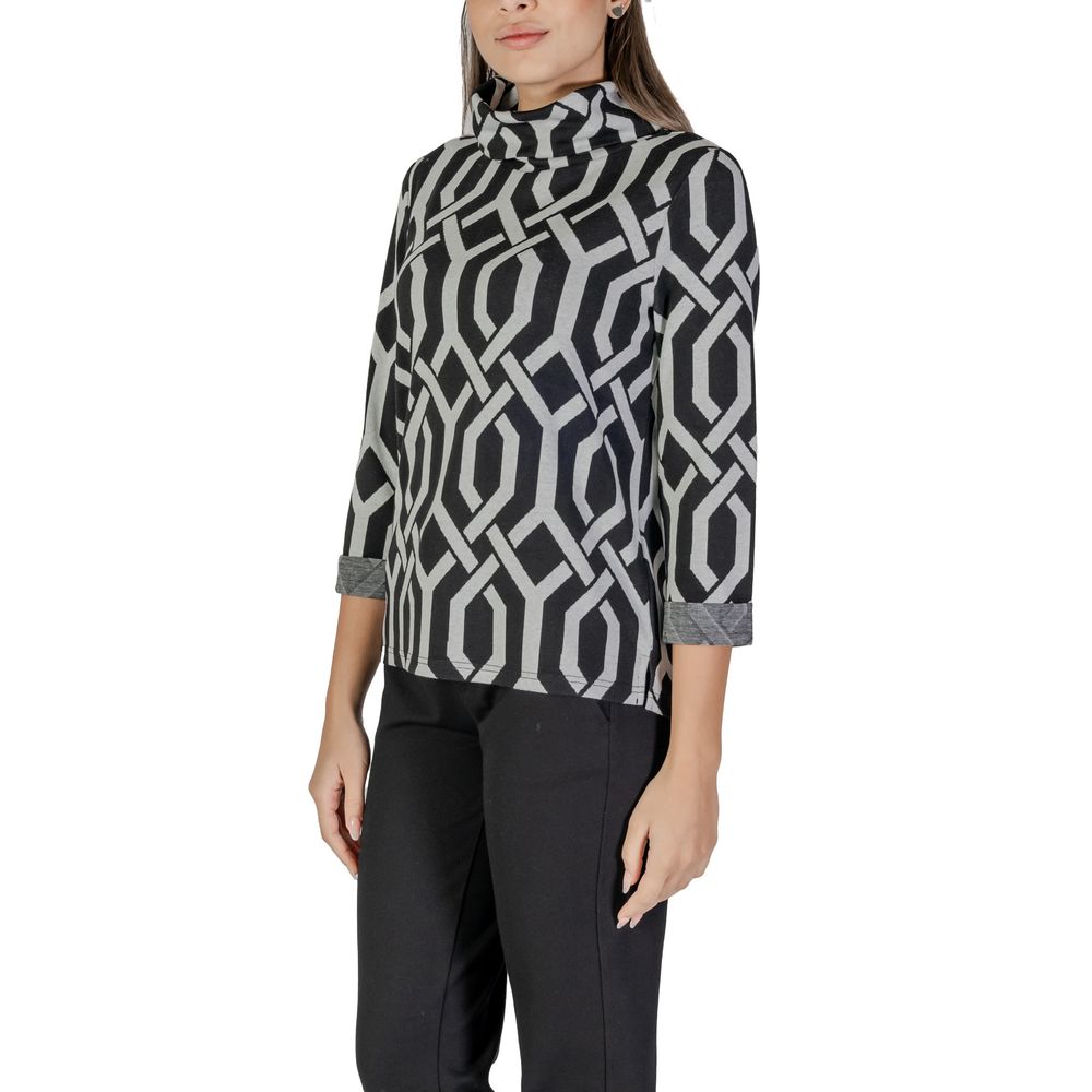 Street One Black Polyester Sweater $142.00 Street One Luzworld