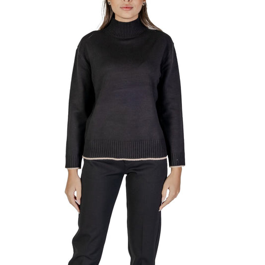 Street One Black Polyester Sweater $142.00 Street One Luzworld