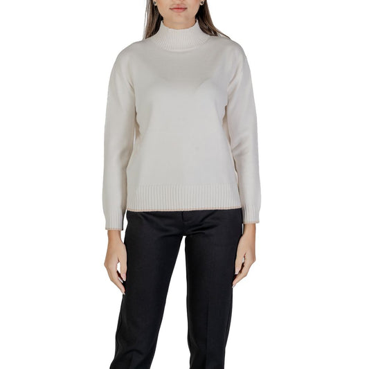 Street One Cream Polyester Sweater $142.00 Street One Luzworld