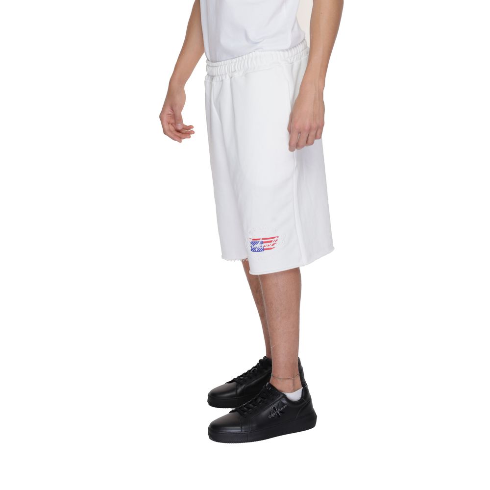 Underclub White Cotton Bermuda