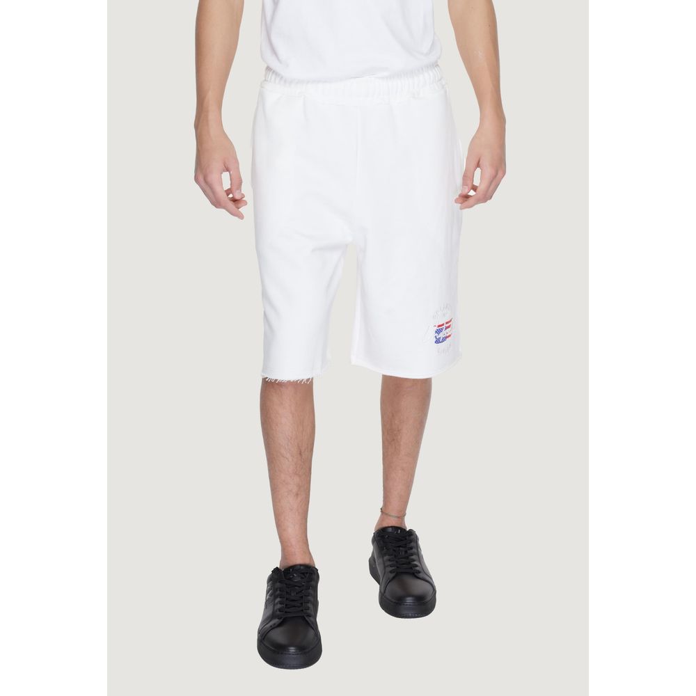 Underclub White Cotton Bermuda