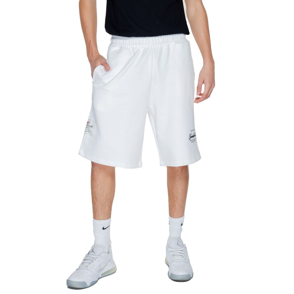 Underclub White Cotton Bermuda