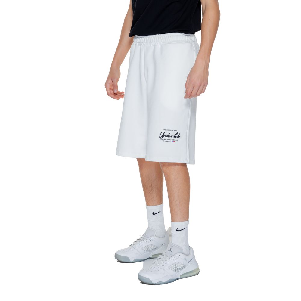 Underclub White Cotton Bermuda