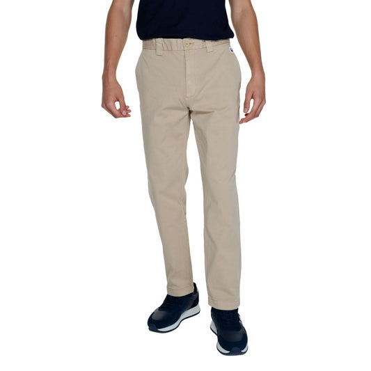 Tommy Hilfiger Jeans Gold Recycled Cotton Pant $207.00 Tommy Hilfiger Jeans Luzworld