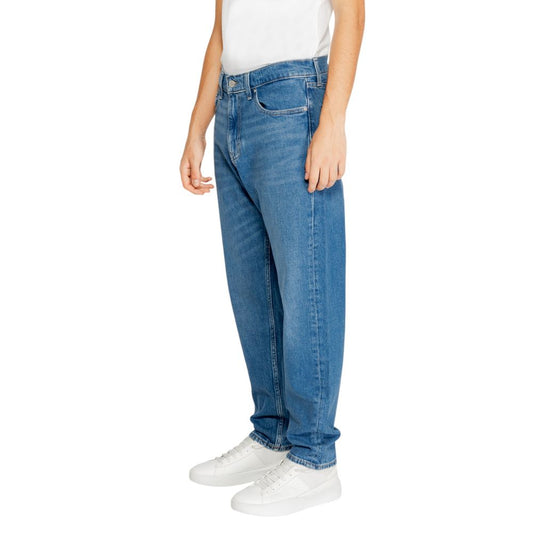 Tommy Hilfiger Jeans Blue Recycled Cotton Slim Fit Jean $207.00 Tommy Hilfiger Jeans Luzworld