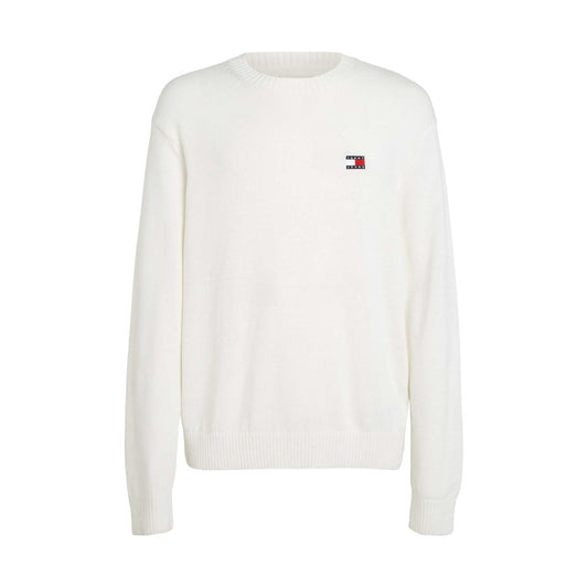Tommy Hilfiger Jeans White Recycled Polyester Sweater $207.00 Tommy Hilfiger Jeans Luzworld