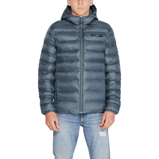 Calvin Klein Black Recycled Polyester Jackets & Coat