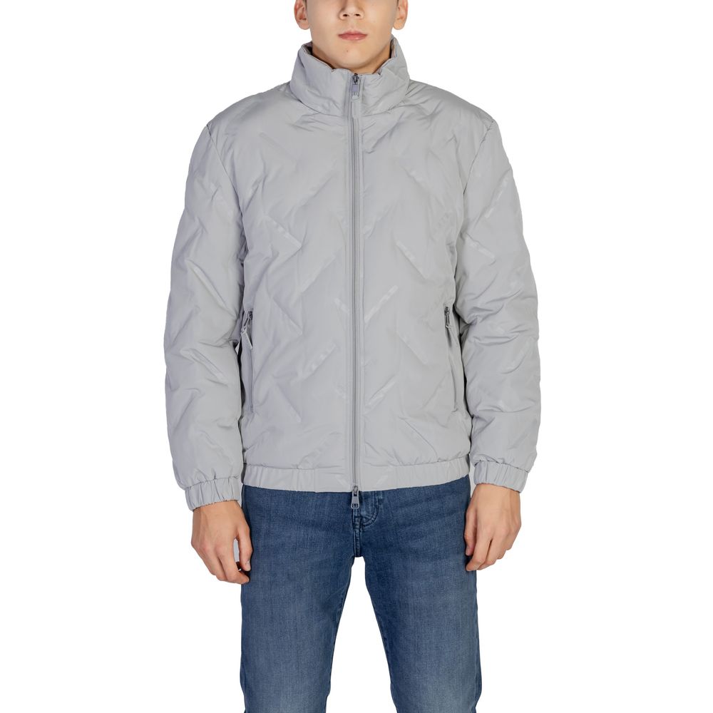 Antony Morato Gray Polyester Jackets & Coat $284.00 Antony Morato Luzworld