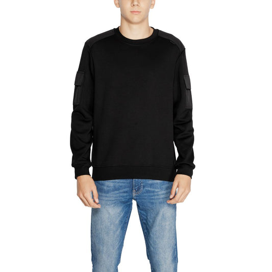 Antony Morato Black Cotton Sweatshirt $177.00 Antony Morato Luzworld