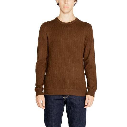 Antony Morato Brown Viscose Sweater $177.00 Antony Morato Luzworld