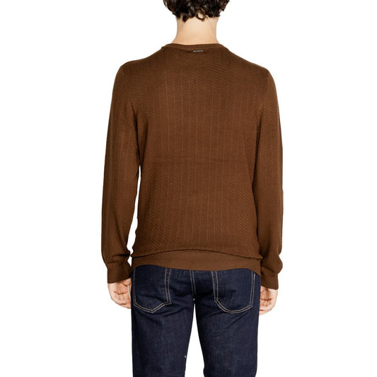 Antony Morato Brown Viscose Sweater $177.00 Antony Morato Luzworld