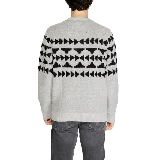 Antony Morato Gray Marabou Sweater $206.00 Antony Morato Luzworld