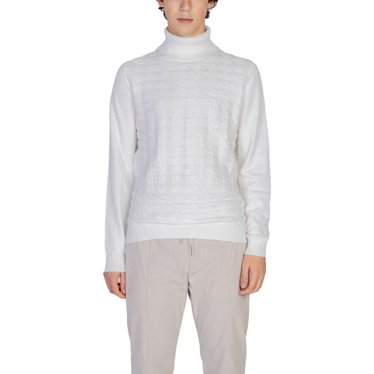 Antony Morato White Cotton Turtleneck $188.00 Antony Morato Luzworld