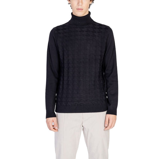 Antony Morato Black Cotton Turtleneck $188.00 Antony Morato Luzworld