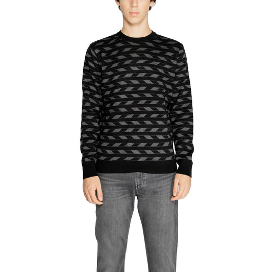 Antony Morato Black Marabou Sweater $206.00 Antony Morato Luzworld