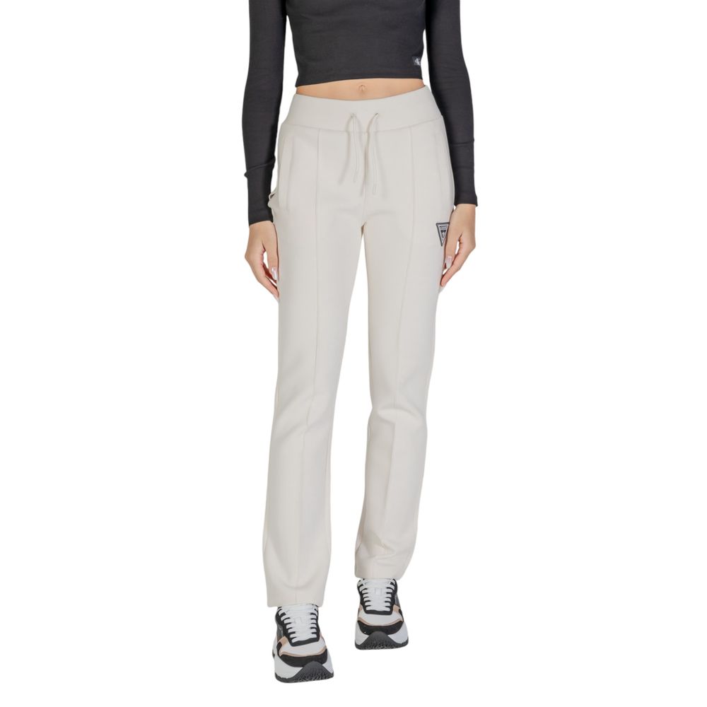 Guess Active Cream Cotton Joggers Workout Pant