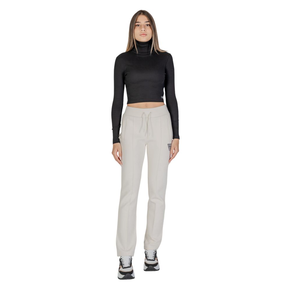 Guess Active Cream Cotton Joggers Workout Pant