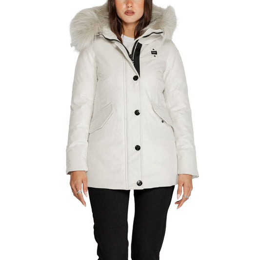Blauer White Polyester Parka $1223.00 Blauer Luzworld