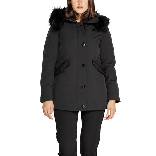 Blauer Black Polyester Parka $1223.00 Blauer Luzworld