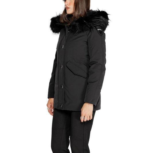 Blauer Black Polyester Parka $1223.00 Blauer Luzworld