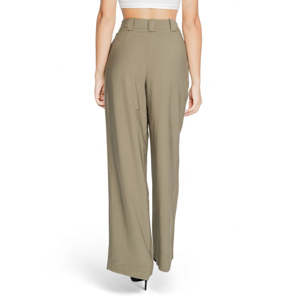 Morgan De Toi Green Cotton Pant $157.00 Morgan De Toi Luzworld