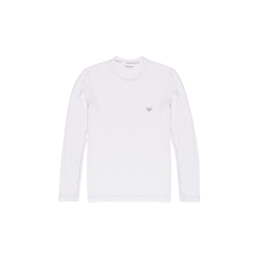 Emporio Armani Underwear White Modal Long Sleeve $180.00 Emporio Armani Underwear Luzworld