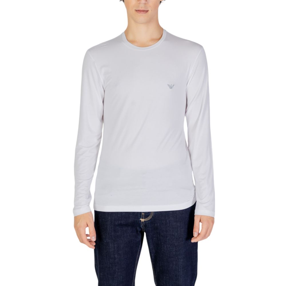 Emporio Armani Underwear White Modal Long Sleeve $180.00 Emporio Armani Underwear Luzworld