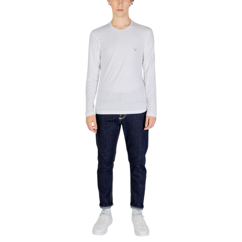 Emporio Armani Underwear White Modal Long Sleeve $180.00 Emporio Armani Underwear Luzworld