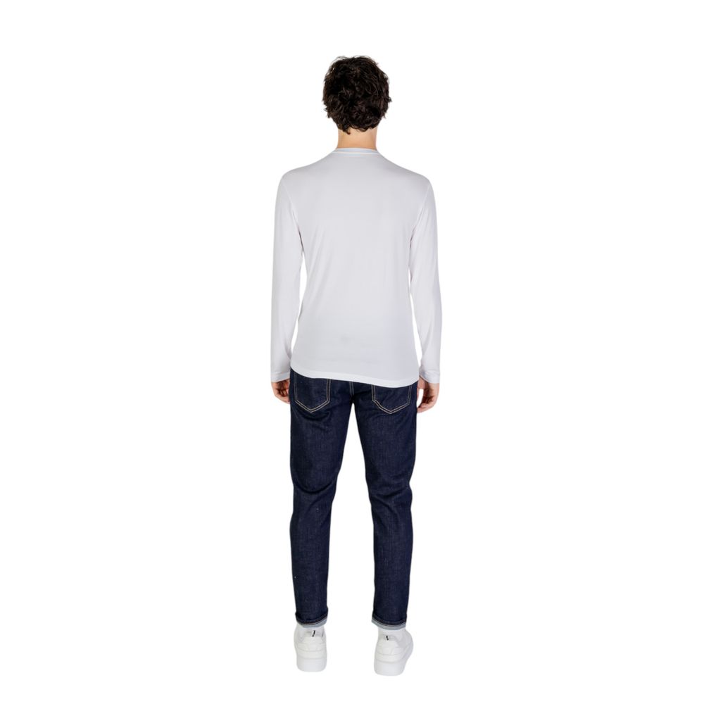 Emporio Armani Underwear White Modal Long Sleeve $180.00 Emporio Armani Underwear Luzworld