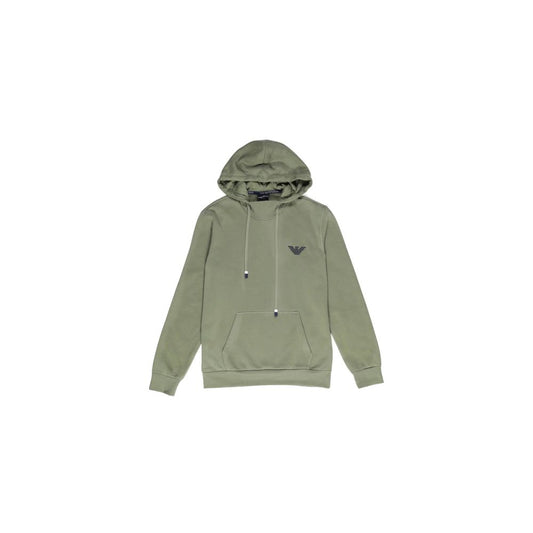 Emporio Armani Underwear Green Cotton Hoody $224.00 Emporio Armani Underwear Luzworld