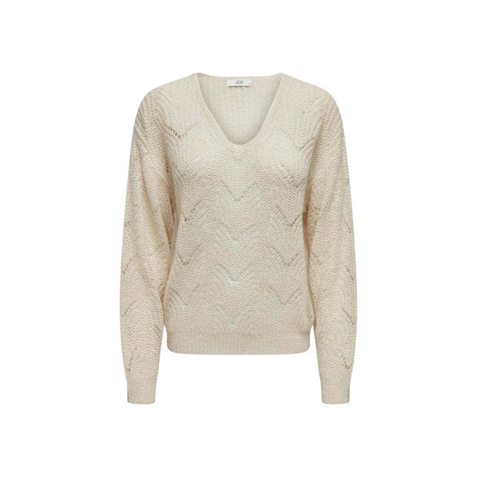 Jacqueline De Yong Cream Marabou Sweater $117.00 Jacqueline De Yong Luzworld