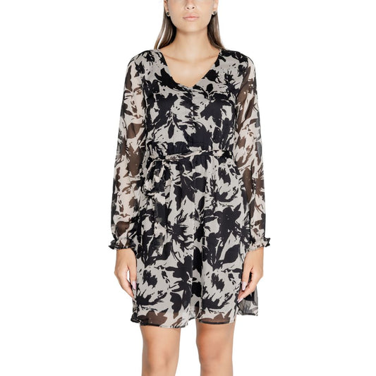 Jacqueline De Yong Black Recycled Polyester Short