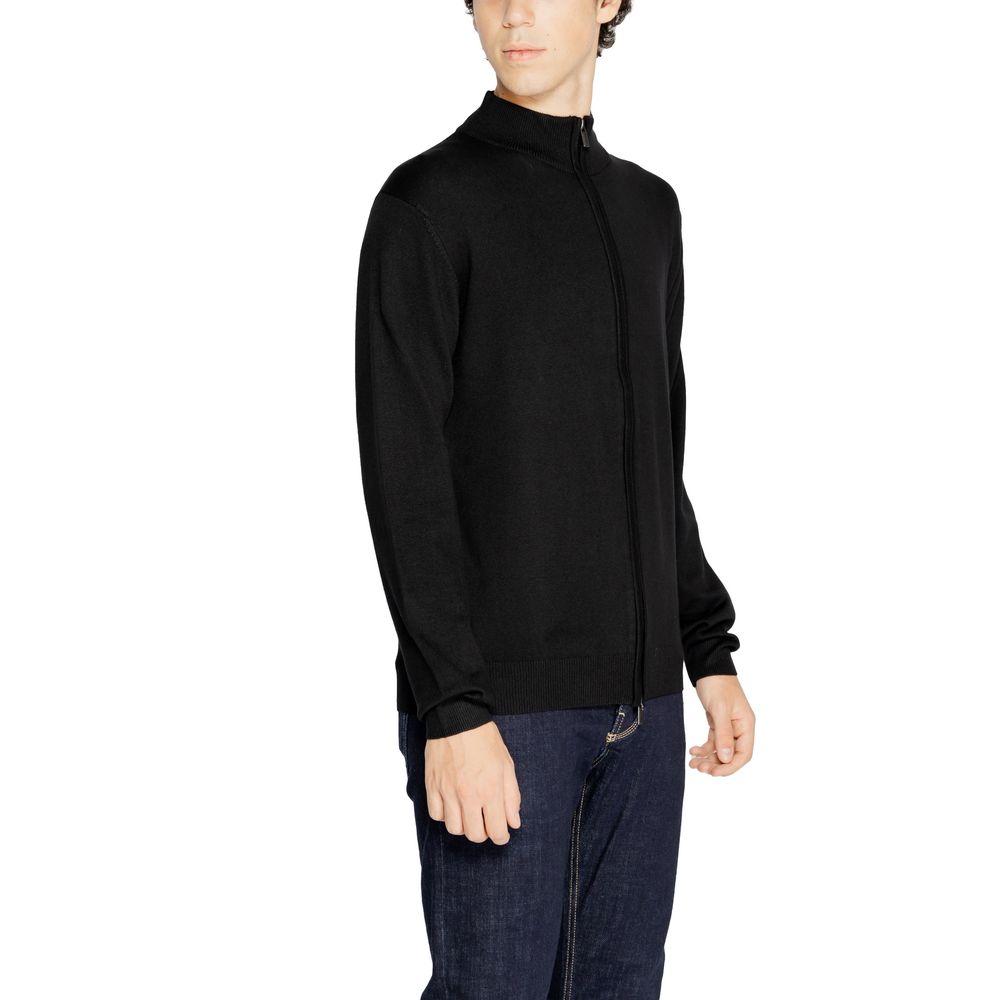 Hamaki-Ho Black Viscose Cardigan $144.00 Hamaki-Ho Luzworld