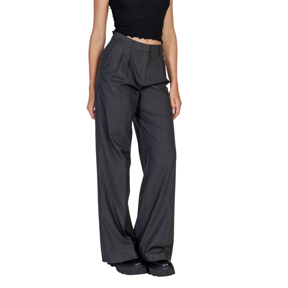 Morgan De Toi Gray Polyester Pant $163.00 Morgan De Toi Luzworld