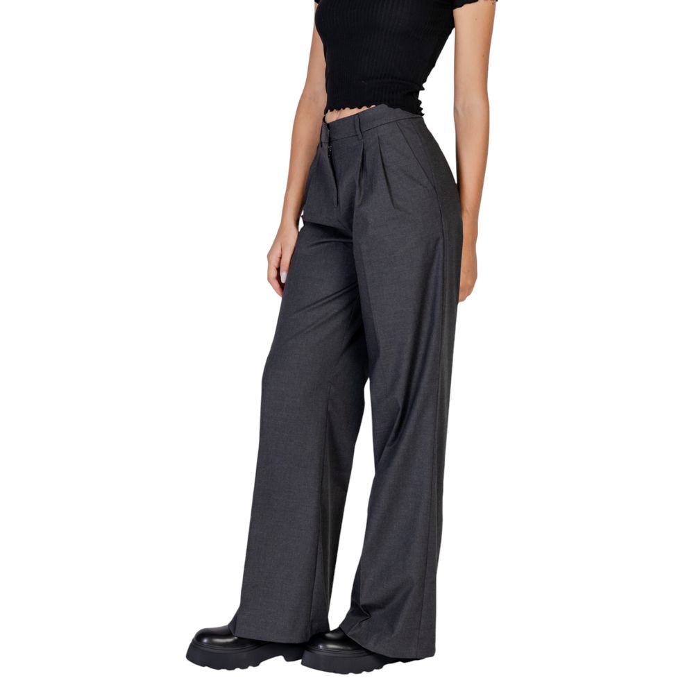 Morgan De Toi Gray Polyester Pant $163.00 Morgan De Toi Luzworld