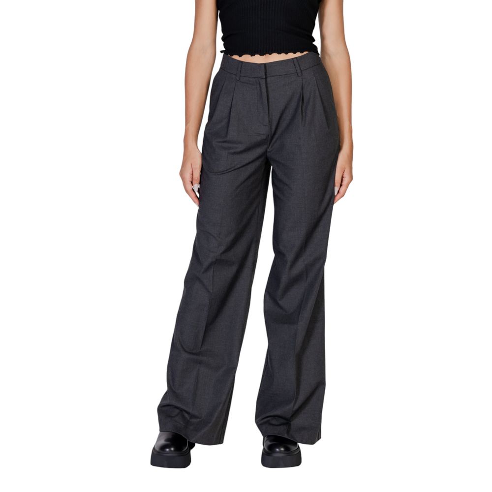 Morgan De Toi Gray Polyester Pant $163.00 Morgan De Toi Luzworld