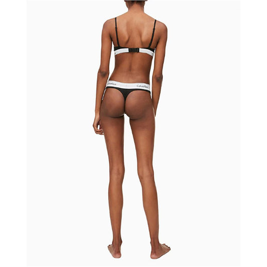 Calvin Klein Underwear Black Cotton Panty $108.00 Calvin Klein Underwear Luzworld