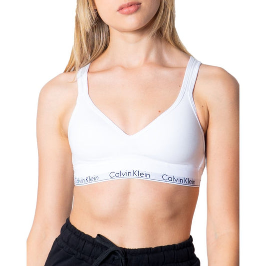 Calvin Klein Underwear White Polyester Bra $143.00 Calvin Klein Underwear Luzworld