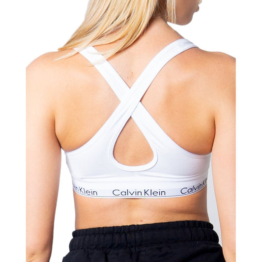 Calvin Klein Underwear White Polyester Bra $143.00 Calvin Klein Underwear Luzworld