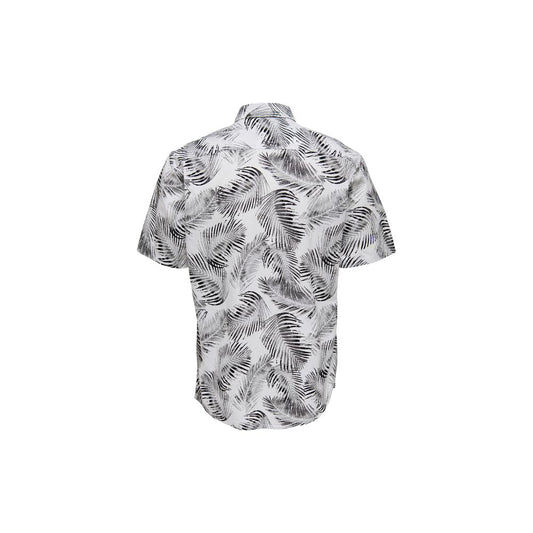 Only & Sons White Cotton Shortsleeve
