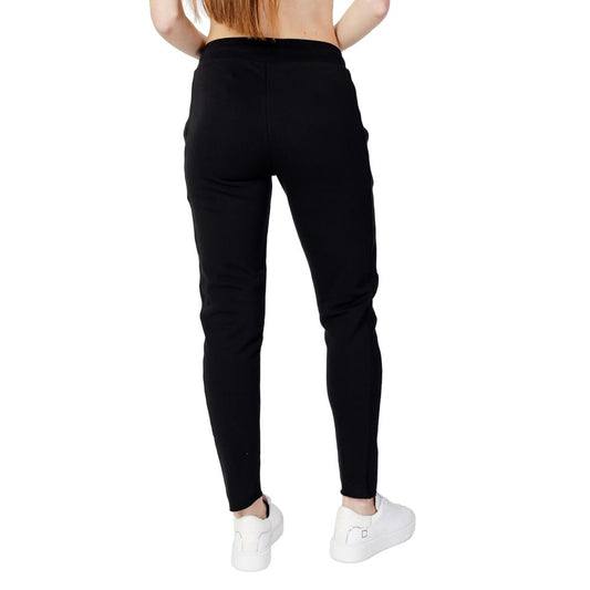 Blauer Black Cotton Joggers Workout Pant $228.00 Blauer Luzworld