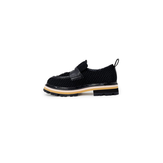 ASH Black Leather Platform