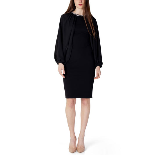 Rinascimento Black Polyester Long