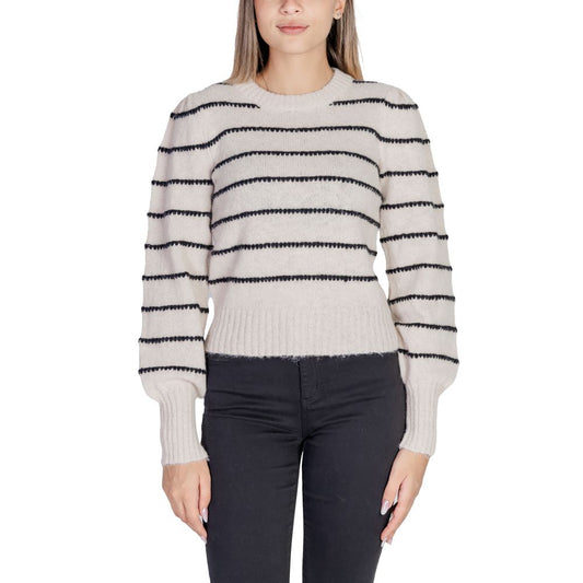 Jacqueline De Yong Gray Polyester Sweater $126.00 Jacqueline De Yong Luzworld