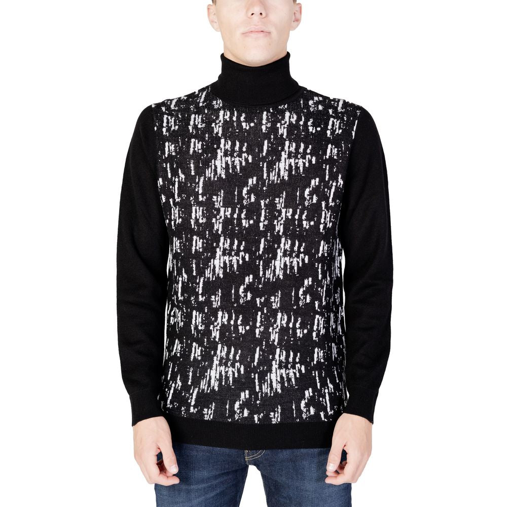 Antony Morato Black Wool Turtleneck $207.00 Antony Morato Luzworld