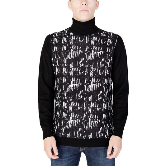 Antony Morato Black Wool Turtleneck $207.00 Antony Morato Luzworld