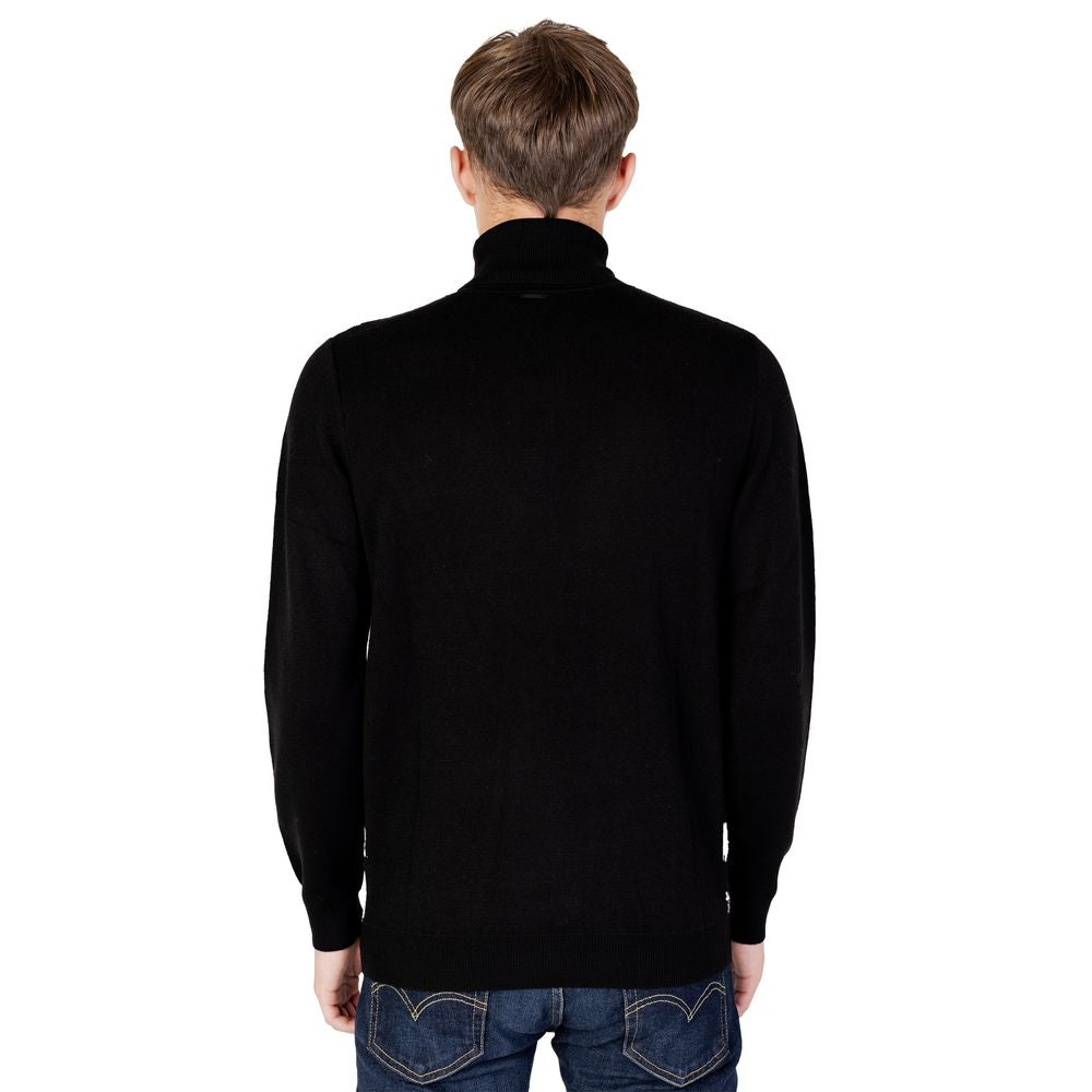Antony Morato Black Wool Turtleneck $207.00 Antony Morato Luzworld