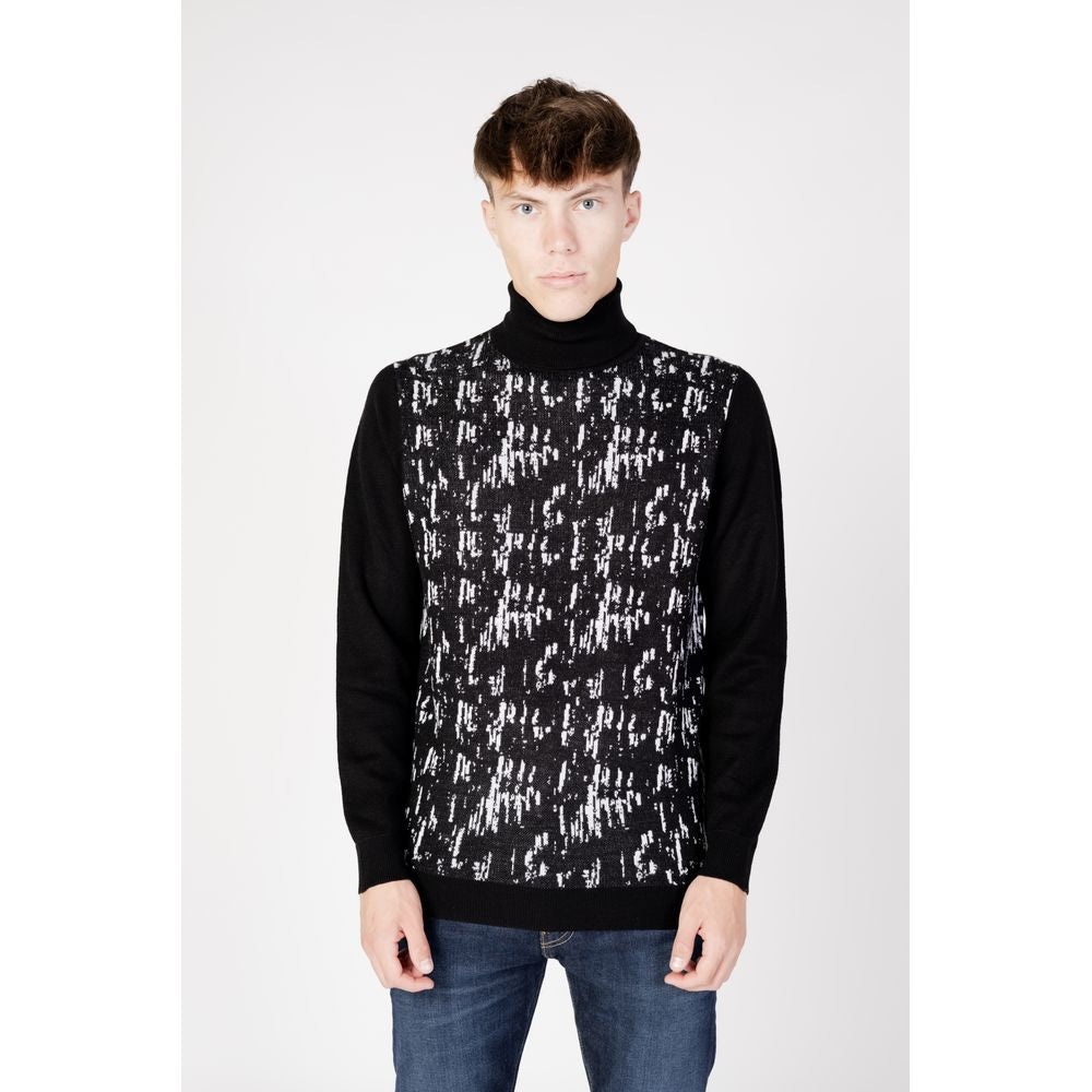 Antony Morato Black Wool Turtleneck $207.00 Antony Morato Luzworld