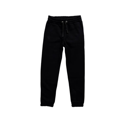 Blauer Black Cotton Joggers Workout Pant $241.00 Blauer Luzworld